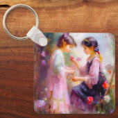 A.庭の朝 キーホルダー (正面)