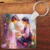 A.庭の朝 キーホルダー (裏面)