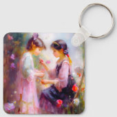 A.庭の朝 キーホルダー (裏面)