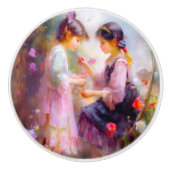 A.庭の朝 セラミックノブ (正面)