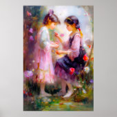 A.庭の朝 ポスター (正面)