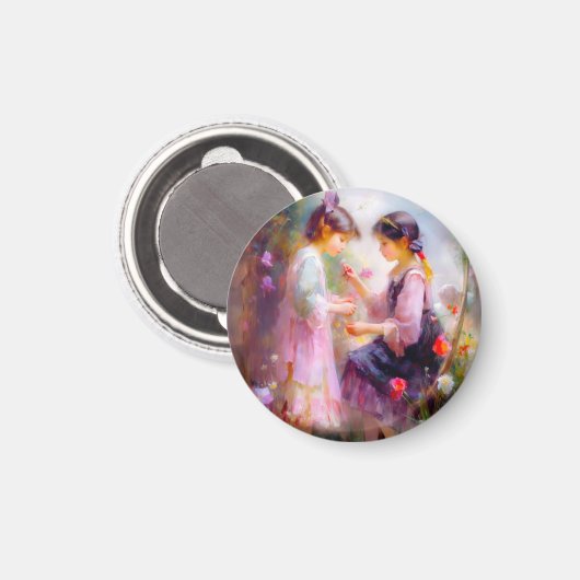 A.庭の朝 マグネット (正面/裏面)