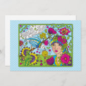 A 忙し Life_Flatカード7"x5" (正面/裏面)