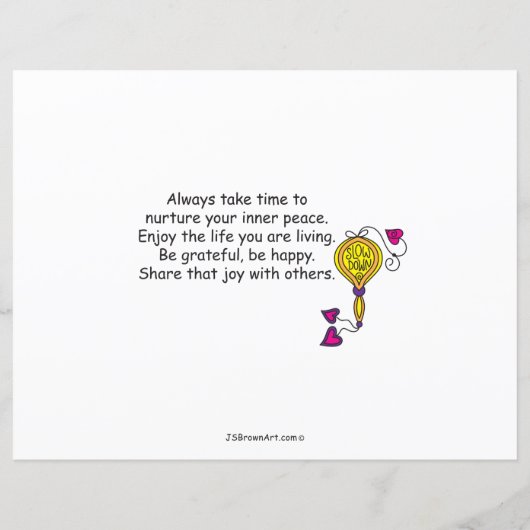 A 忙し Life_Flat紙シート11"x8.5" (裏面)