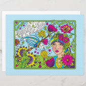 A 忙し Life_Flat紙シート11"x8.5" (正面/裏面)