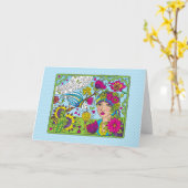 A 忙しLife_Greeting カード (黄色い花)