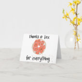 A 感謝してい Lox, 4x6, Greeting Card カード (黄色い花)