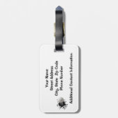 A -新しいスポーツのデザインのモノグラムの荷物のラベル ラゲッジタグ (裏面縦)