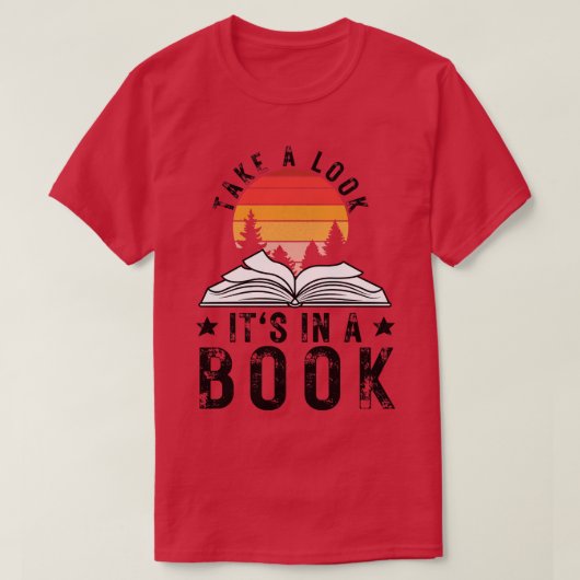 A.本で見る6 Tシャツ (デザイン正面)