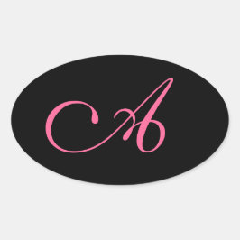 A 楕円形シール