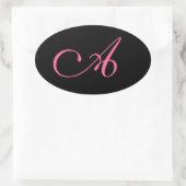 A 楕円形シール (バッグ)