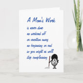 A.母親の仕事 カード (正面)
