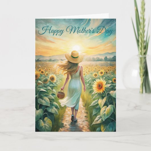 A.母親の日を散歩する シーズンカード (正面)