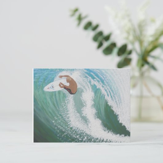 A.波を受ける ポストカード (スタンド正面)