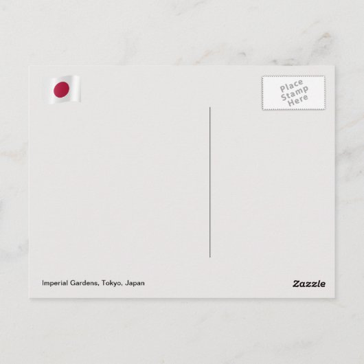 (A)皇居 ポストカード (裏面)