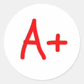 A+紙グレーディングステッカー ラウンドシール