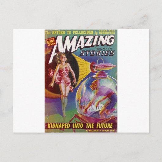 A.紫色の男を囲んだ世界 ポストカード (正面)