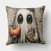 A 考え Boo with a Book クッション (裏面)