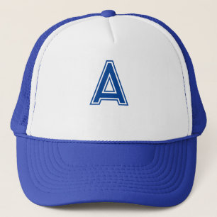 "A"記号 – ロゴイニシャルモノグラムハンサム キャップ