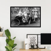 A.車の美しいを入浴する1919 ポスター (ホームオフィス)