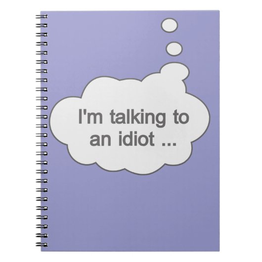 A.馬鹿に話すANY COLOR NOTEBOOK ノートブック (正面)