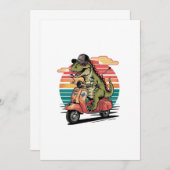 a-魅力的ヴィンテージ – ベクト – デザインを特徴とする サンキューカード (正面/裏面)