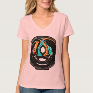A-1トップノッチアフリカアートデザインモチーフ Tシャツ