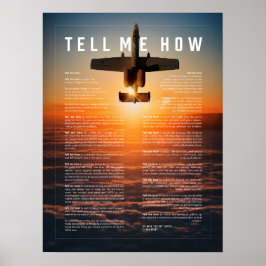 A-10と教える軍隊パイロット ポスター