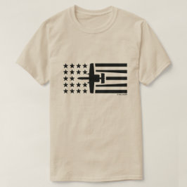 A-10ワルソフジェットの星とストライプ – 黒 Tシャツ