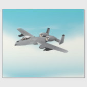 A-10爆撃機 ラッピングペーパー (フラット)