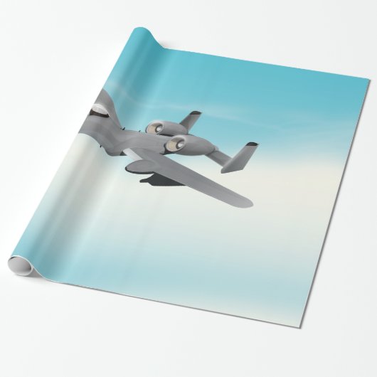 A-10爆撃機 ラッピングペーパー (アンロールド)