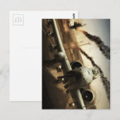 A-10落雷飛行機 ポストカード (正面/裏面)