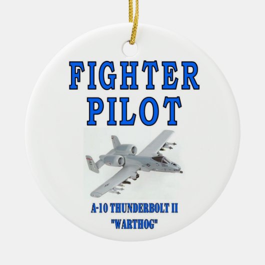 A-10落雷II セラミックオーナメント (正面)