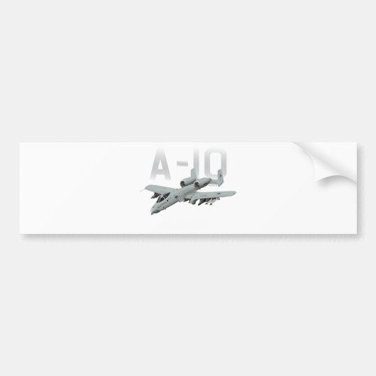 A-10落雷II バンパーステッカー (正面)