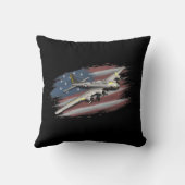 A-10 Thunderbolt 2ワルソグ飛行機米国国旗  クッション (裏面)