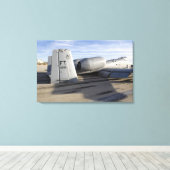 A-10 Thunderbolt IIのテールセクション キャンバスプリント (インサイチュ (ウッドフロア))