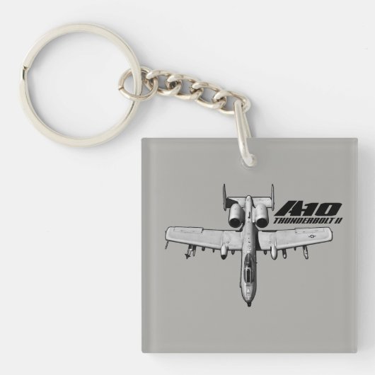 A-10 Thunderbolt IIキーチェーンアクリルキーチェーン キーホルダー (正面)