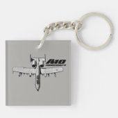 A-10 Thunderbolt IIキーチェーンアクリルキーチェーン キーホルダー (裏面)