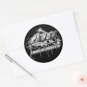 A-10 Thunderbolt IIクラシック丸ステッカー ラウンドシール (封筒)