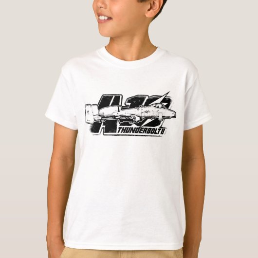 A-10 Thunderbolt IIシャツTシャツ Tシャツ (正面)