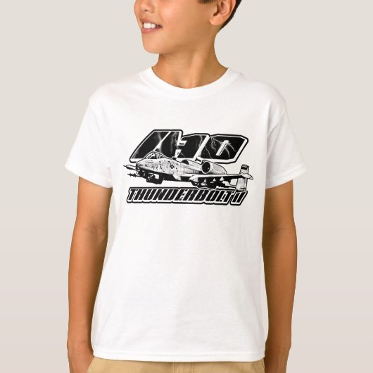 A-10 Thunderbolt IIシャツTシャツ Tシャツ (正面)