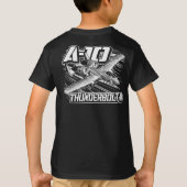 A-10 Thunderbolt IIシャツTシャツ Tシャツ (裏面)