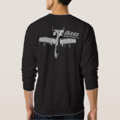 A-10 Thunderbolt IIスウェットシャツTシャツ スウェットシャツ (裏面)