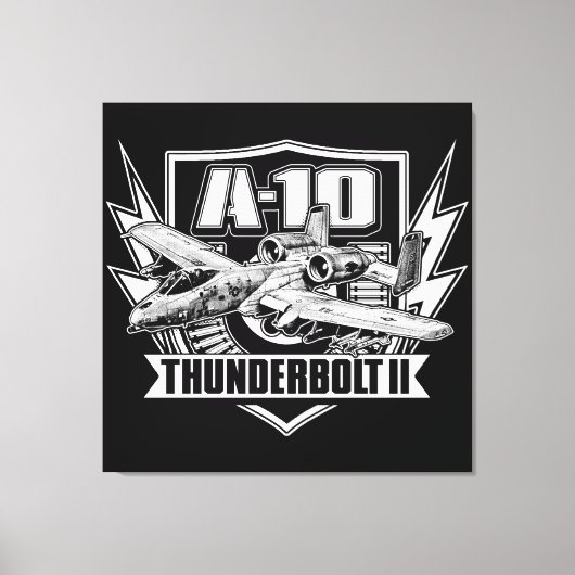 A-10 Thunderbolt IIストレッチキャンバスプリント キャンバスプリント (正面)