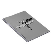 A-10 Thunderbolt IIノートスパイラルフォトノートブック ノートブック (右側)