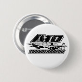 A-10 Thunderbolt IIピンバックボタン 缶バッジ (正面&裏面)