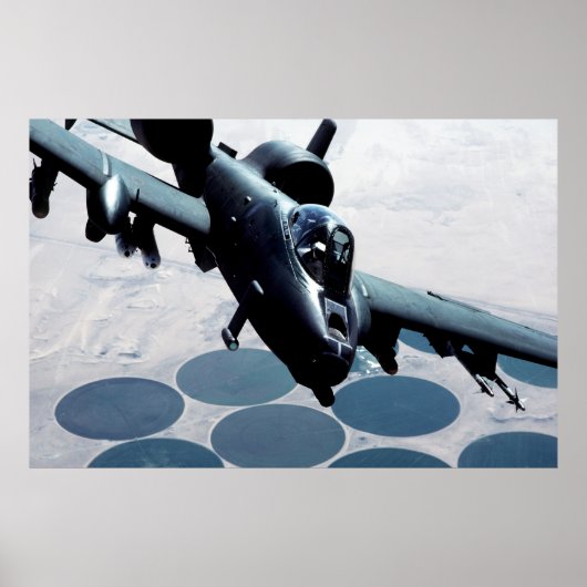 A-10 Thunderbolt II航空機 ポスター (正面)