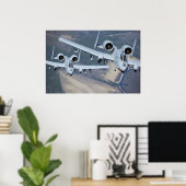 A-10 Thunderbolt II航空機 ポスター (ホームオフィス)