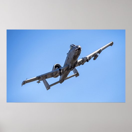 A-10 Thunderbolt II航空機 ポスター (正面)