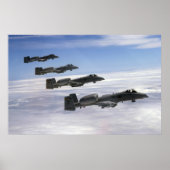A-10 Thunderbolt II航空機 ポスター (正面)